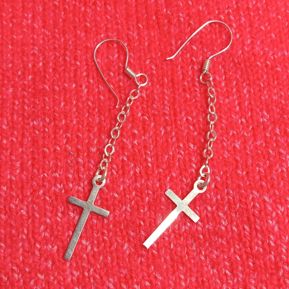 Jewelry sterling 925 Hot Earrings Hook Fashion Drop Sterling Women's Long Dangle